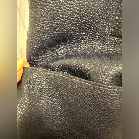 Michael Kors Ashbury Grab Tote Bag Blue - Picture 11 of 13